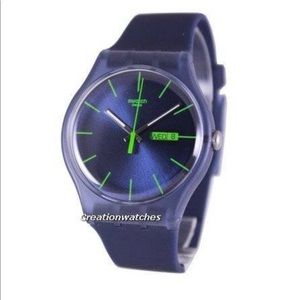 SWATCH watch Navy & Green